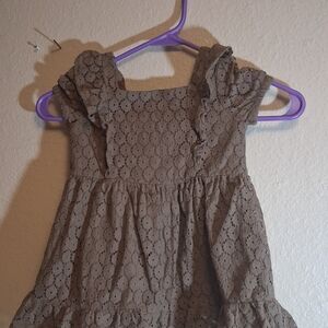 Art Class Brown Lace Casual Dress for Kids 2 T 260732